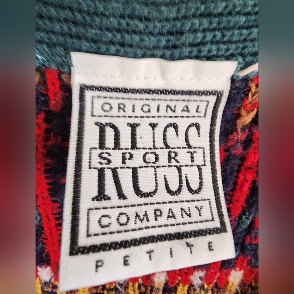 Colorful Patterned Knit Vest - Picture 2 of 5